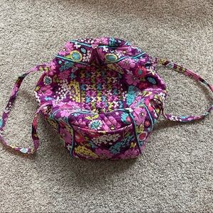 Vera Bradley large floral travel duffel bag